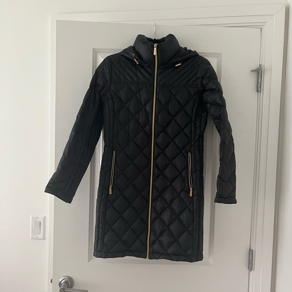 Michael Kors Black Quilted Down Jacket